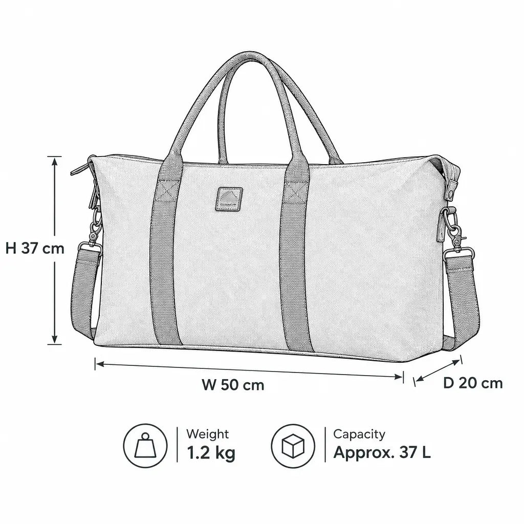 Heritage Waxed Canvas Holdall Large | TRP0546