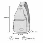 Canvas-Sling Bag Ein-Träger-Rucksack | TRP0551