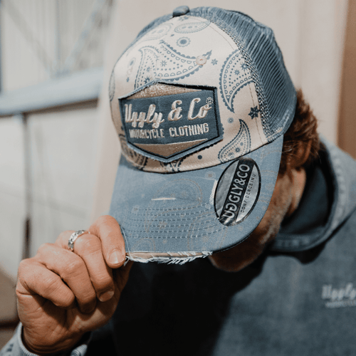 Bandana Diamond Trucker Hat