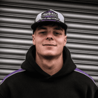 Purple diamond trucker hat by Uggly and Co, featuring JDM Racing branding with mesh back and adjustable strap.