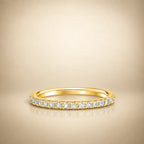 Classic Eternity Ring (1.8 mm) in 18k Gold Vermeil