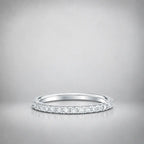 Classic Full Eternity Ring  (1.8 mm) in Sterling Silver