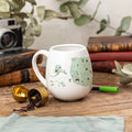Trouvaille US National Parks color-in mug showing a scenic park illustration on the left side, ideal for coloring and display.