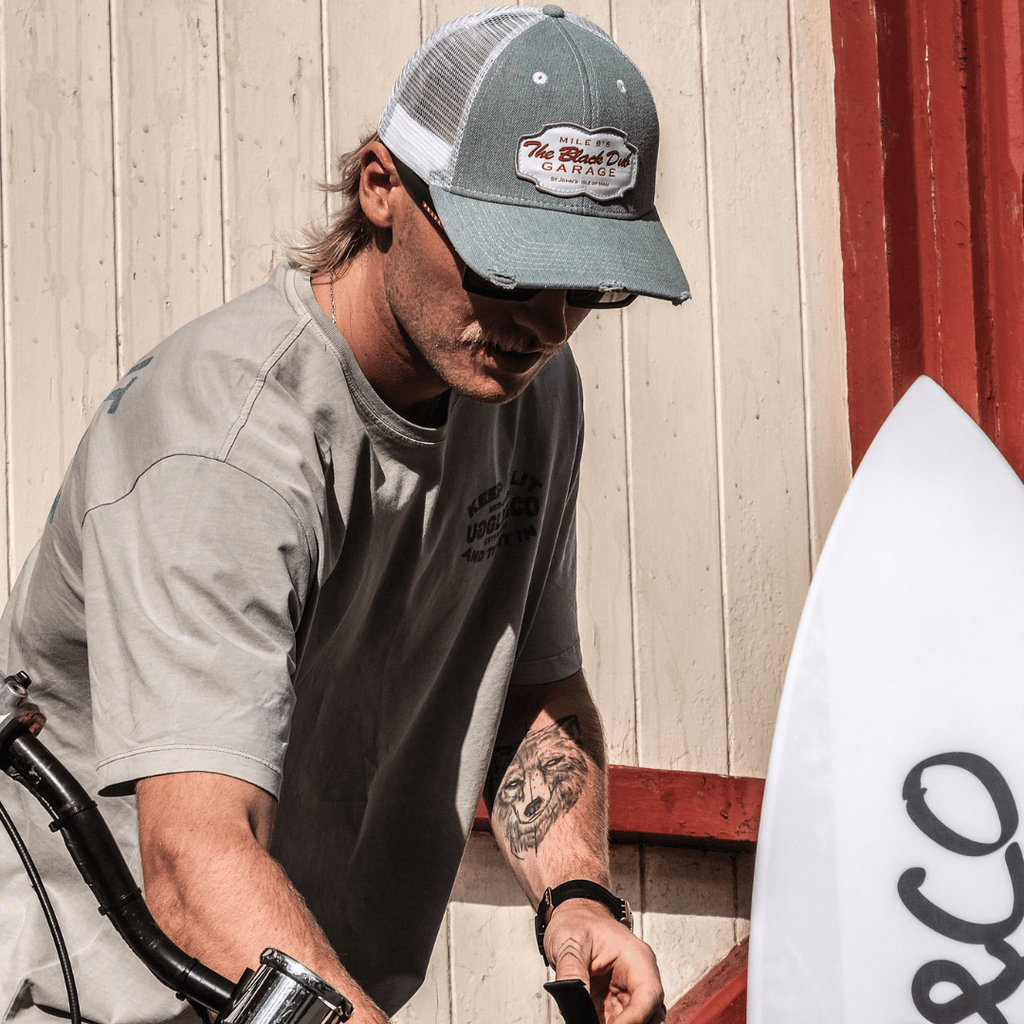 Denim Garage Trucker Hat