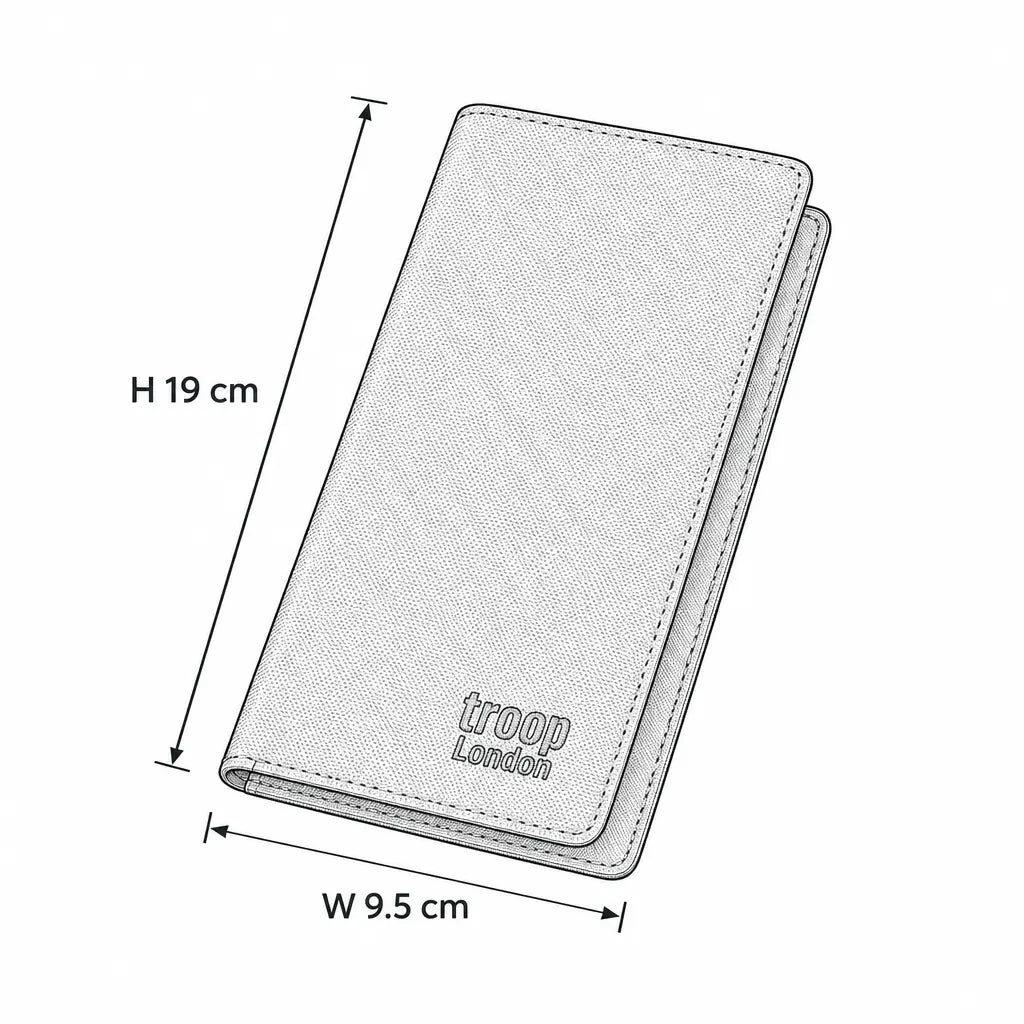 Klassisches Canvas Langportemonnaie | WALLET-002