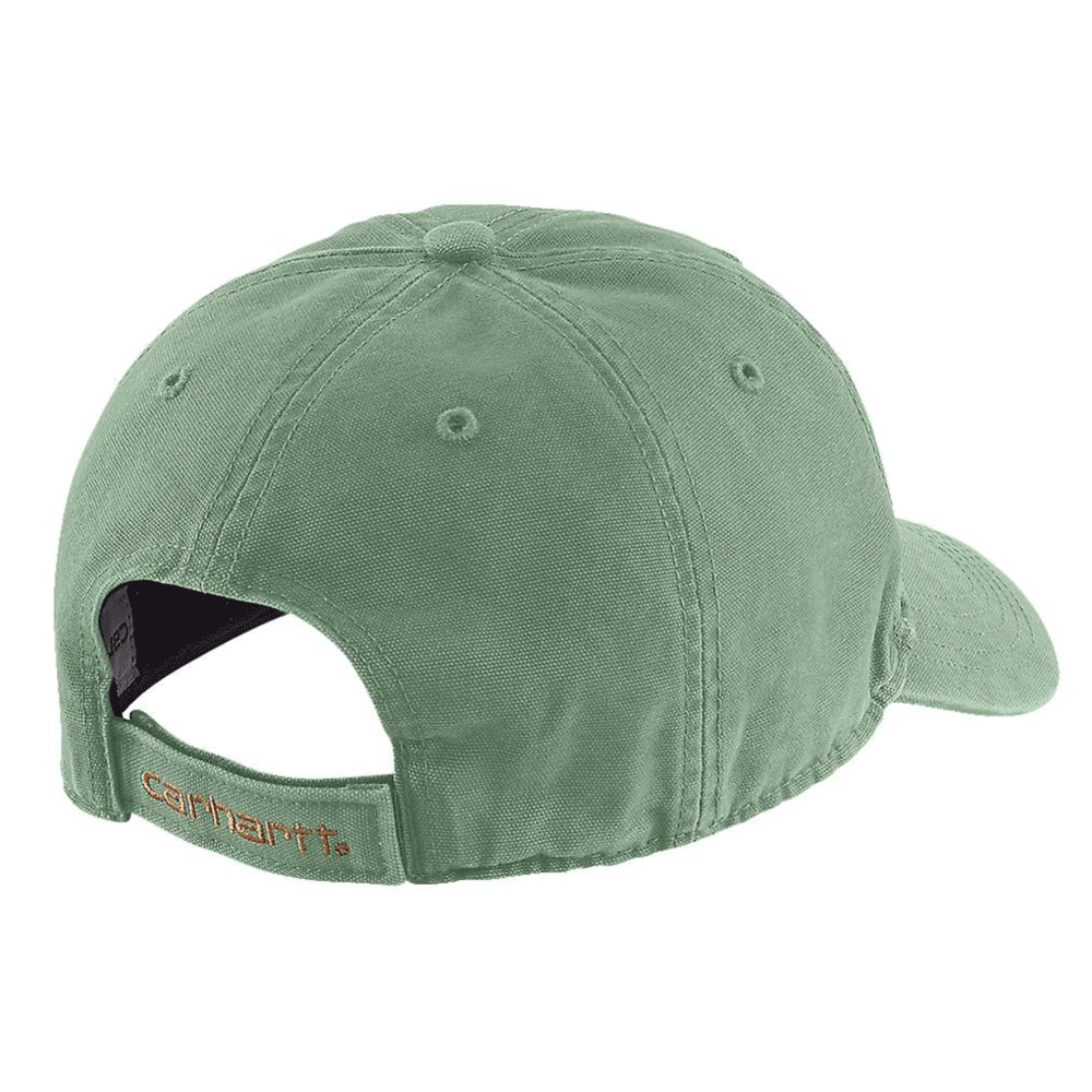 Carhartt Odessa Logo Cap in beet red, one size, featuring Carhartt branding and available in various colors.
