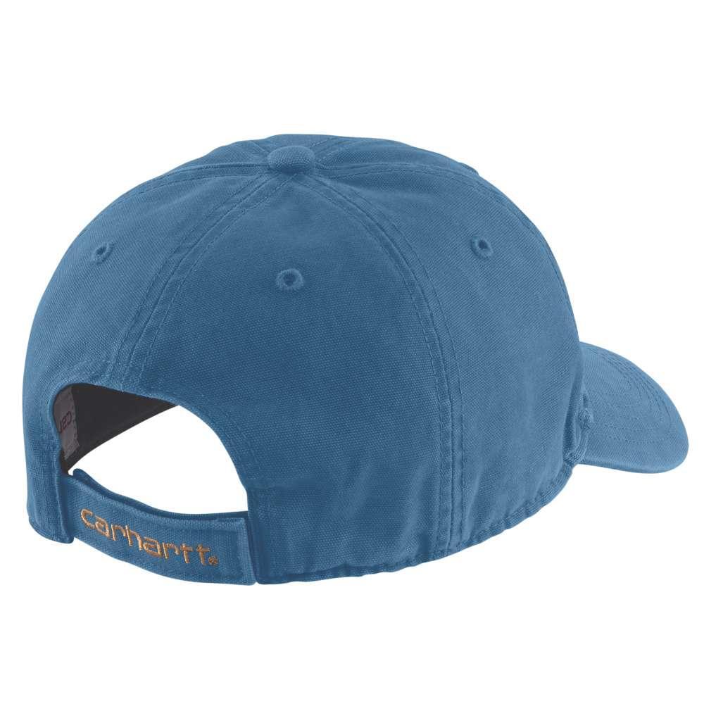 Carhartt Odessa Logo Cap in Beet Red featuring adjustable fit and brand logo, available in various colors, made by Workwear Nation Ltd.
