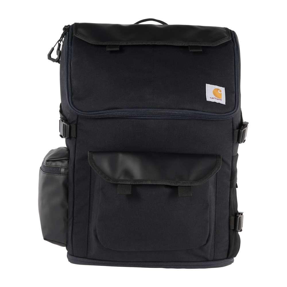 Black Carhartt 35L Nylon Workday Backpack by Workwear Nation Ltd, featuring multiple compartments and durable construction.
