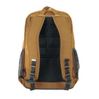 Black Carhartt 27L single-compartment backpack by Workwear Nation Ltd, designed for tools and work gear storage.