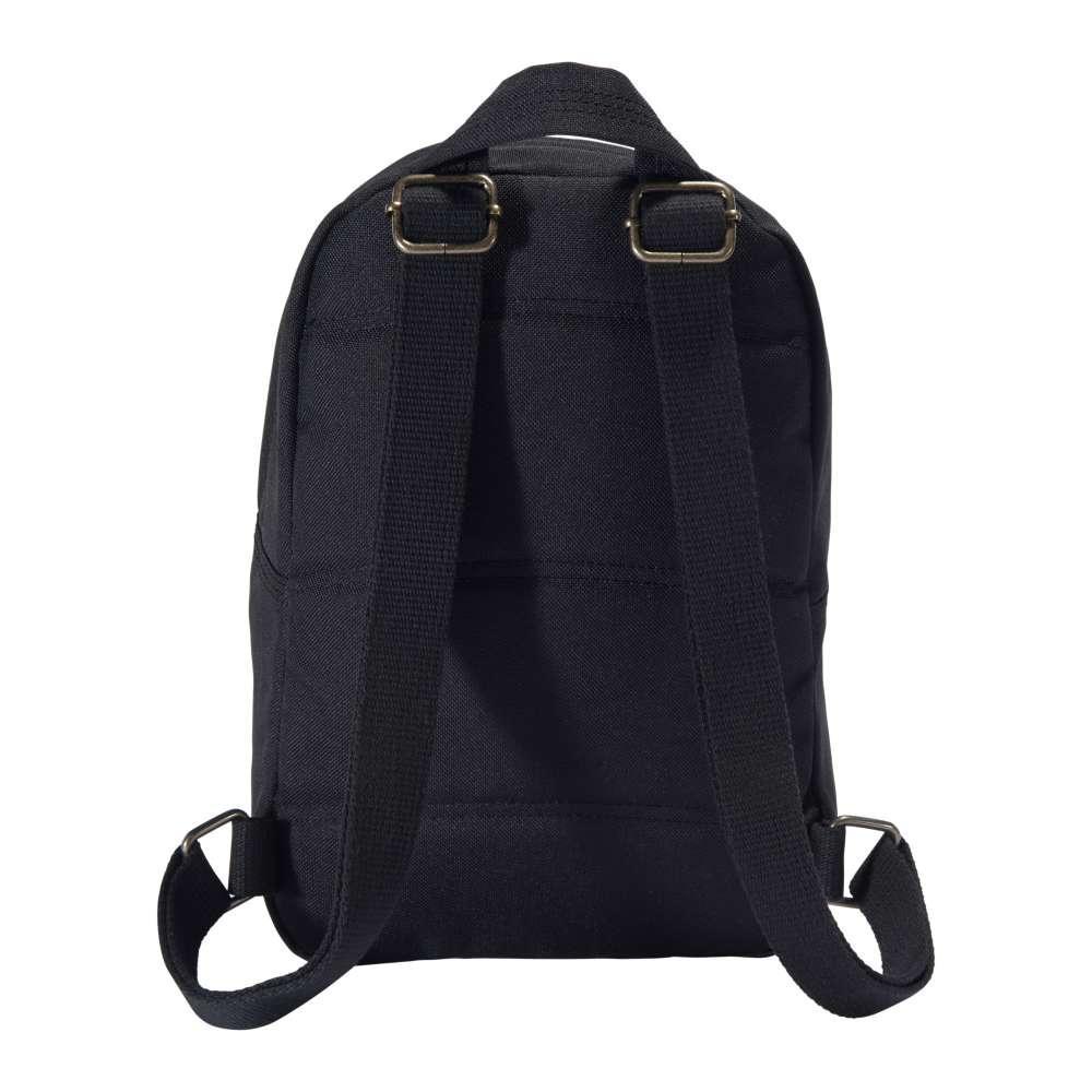 Black Carhartt Classic Mini Backpack from Workwear Nation Ltd, featuring durable tool carrier design and compact storage.