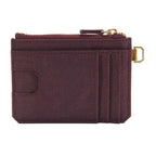 Black Carhartt nylon duck zippered card keeper wallet with multiple card slots and secure zipper closure.