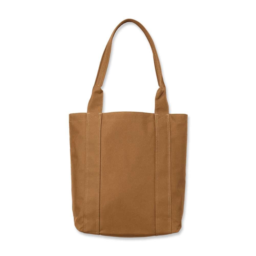 Black Carhartt B0000378 vertical open tote wallet by Workwear Nation Ltd, featuring durable construction and multiple compartments.